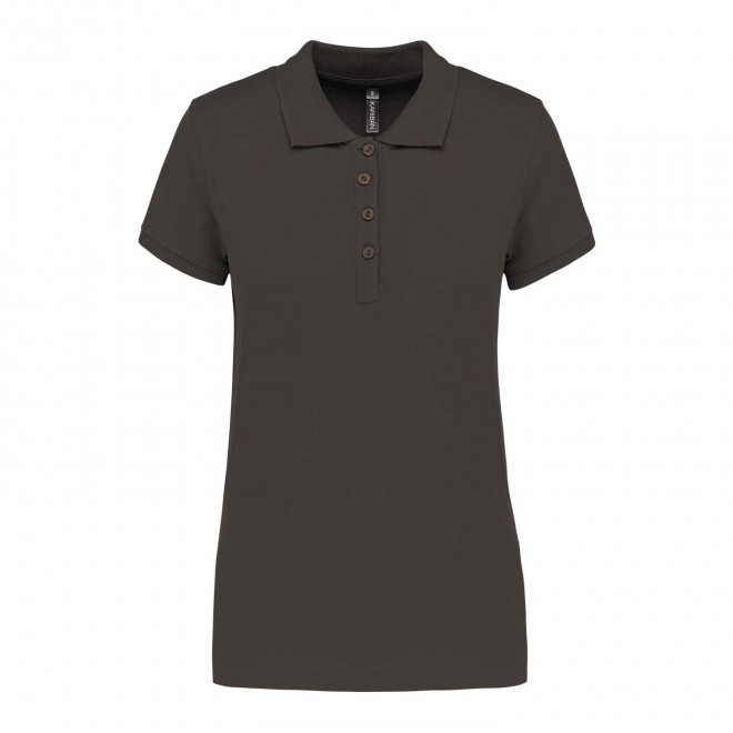 POLO FEMME PERSONNALISABLE 'KARIBO 180' - gris foncé
