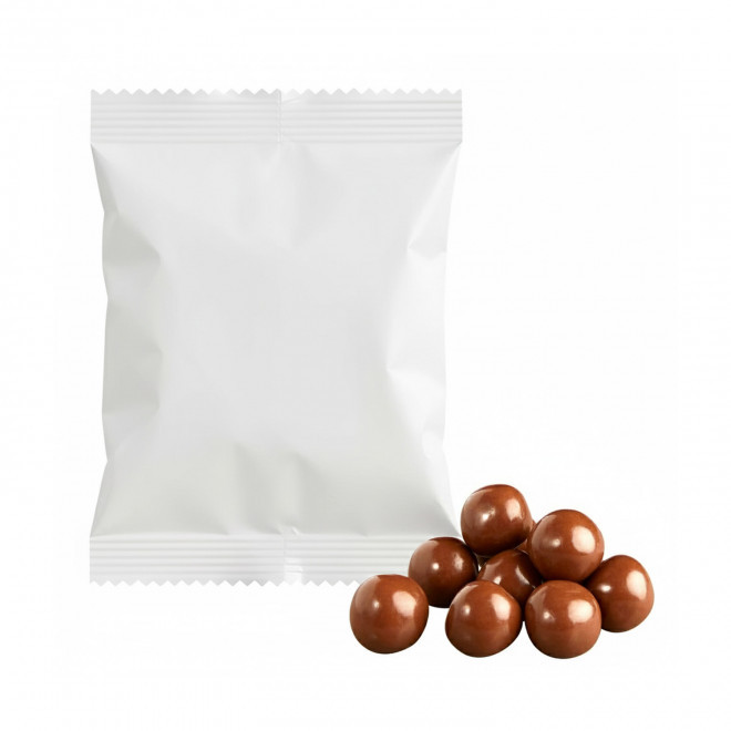 SACHET DE 10G DE BILLES AU CHOCOLAT PERSONNALISABLE 'SHOKI' - chocolat