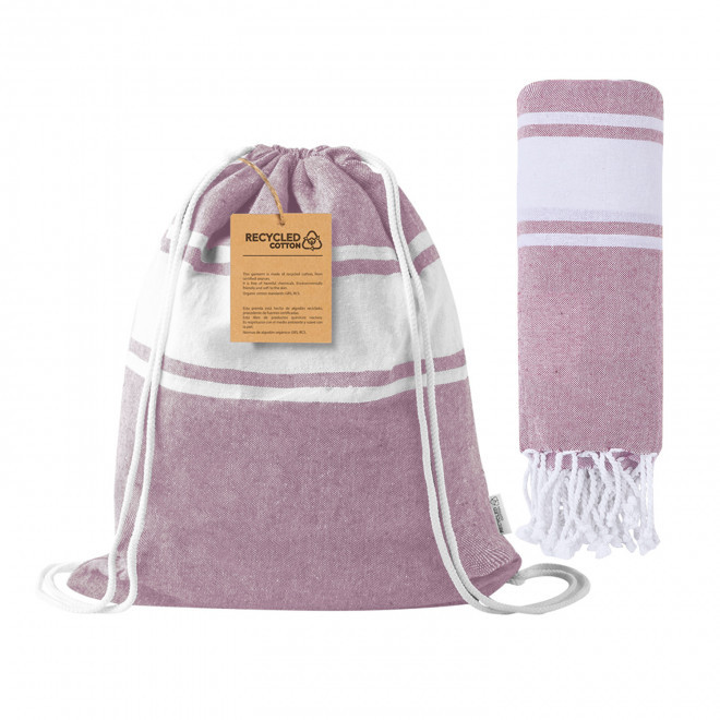 SAC A DOS FOUTA PERSONNALISABLE 'CAREO 170' - fuchsia