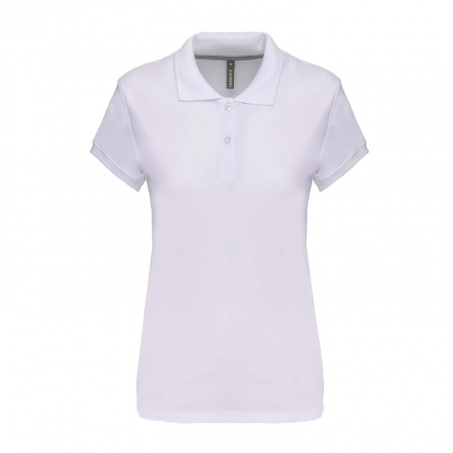 POLO FEMME PERSONNALISABLE 'KARIBO 220' - blanc