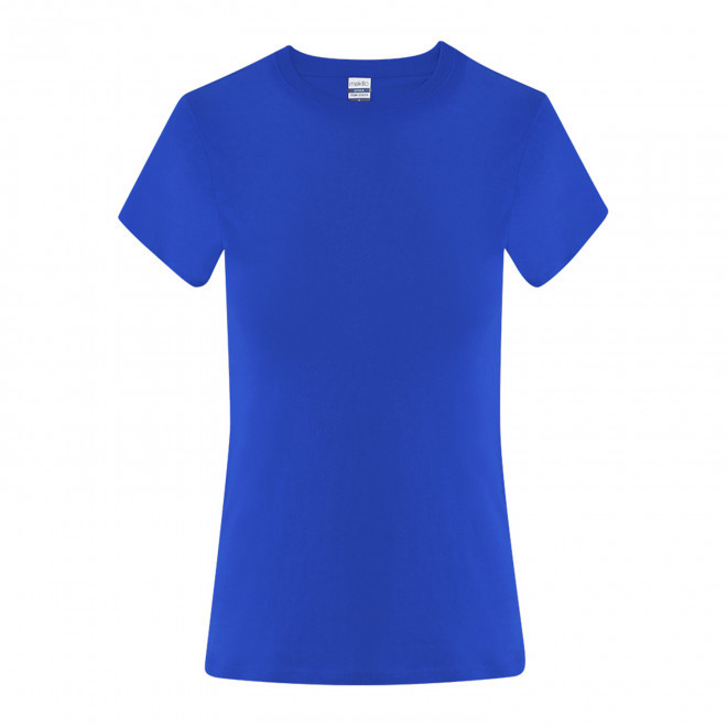 TEE-SHIRT FEMME COULEUR PERSONNALISABLE 'NAYA 150 2.0' - bleu