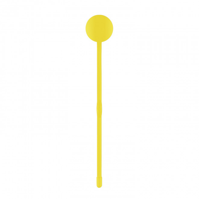 AGITATEUR A COCKTAIL MIF PERSONNALISABLE 'TOURBI' - jaune transparent
