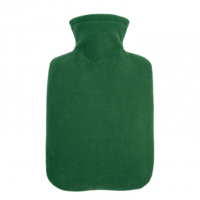 BOUILLOTTE 1.8L HOUSSE POLAIRE PERSONNALISABLE 'CALDA' - vert