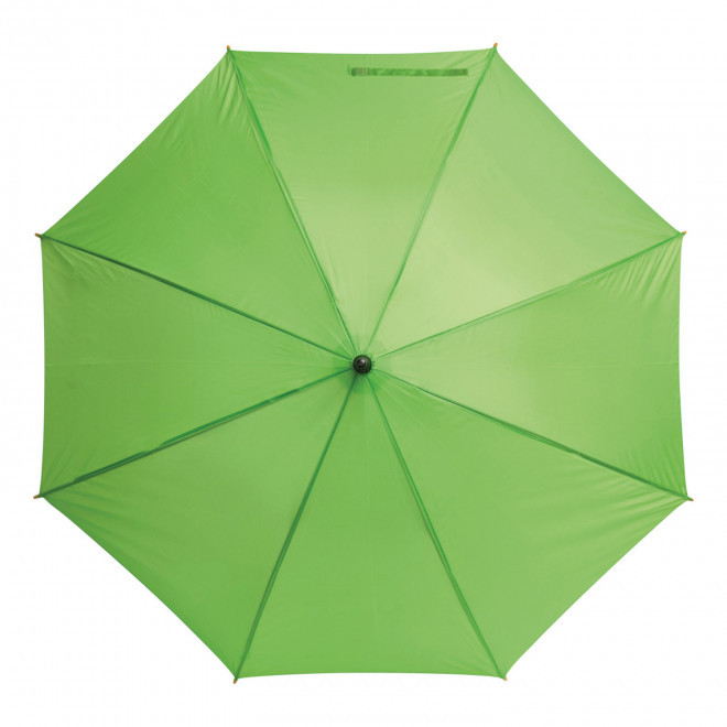 PARAPLUIE PUBLICITAIRE AUTOMATIQUE CANNE BOIS 'DUNDEE' - vert clair