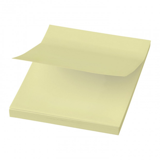 MEMOS REPOSITIONNABLES PUBLICITAIRES 'FORNOTE' 7,5x7,5 CM - jaune