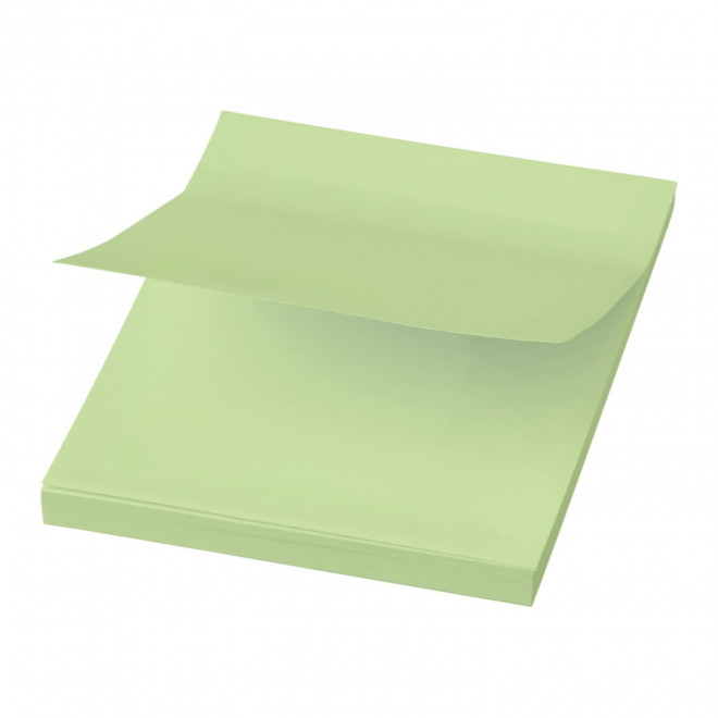 MEMOS REPOSITIONNABLES PUBLICITAIRES 'FORNOTE' 7,5x7,5 CM - vert