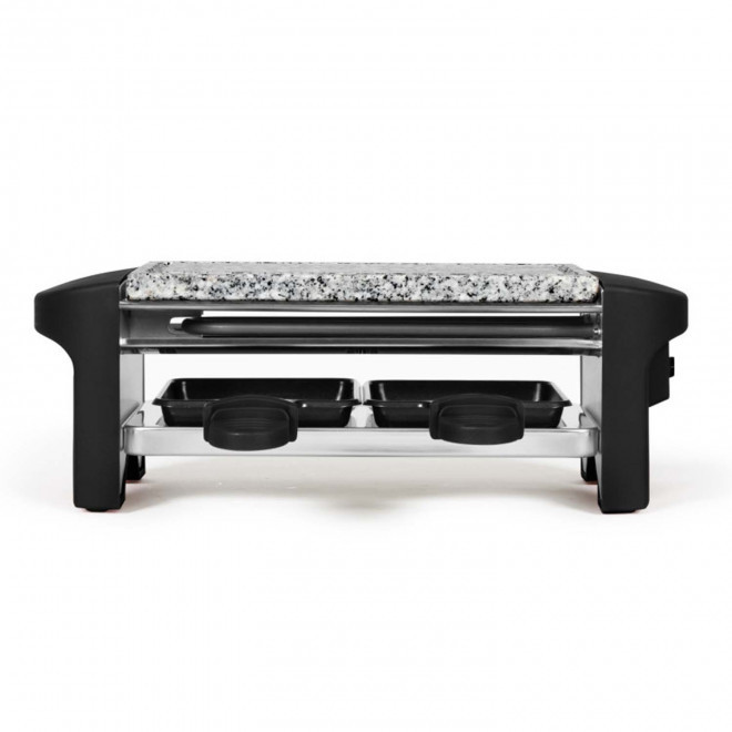 APPAREIL À RACLETTE PUBLICITAIRE 2 PERSONNES LIVOO® 'CHEESE DUO' - noir