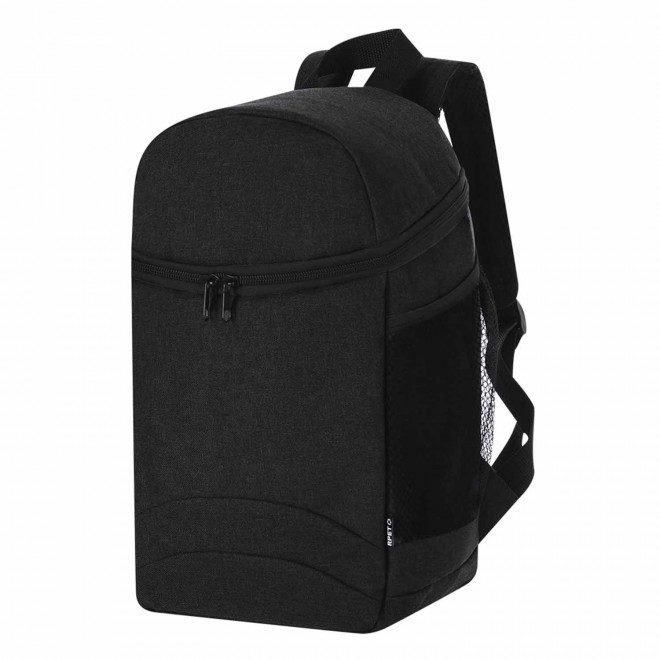 SAC A DOS ISOTHERME RPET PERSONNALISABLE 'KHOLER' - noir