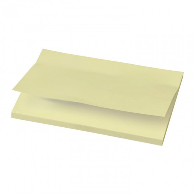 MEMOS REPOSITIONNABLES PUBLICITAIRES 'FORNOTE' 10x7.5 CM - jaune