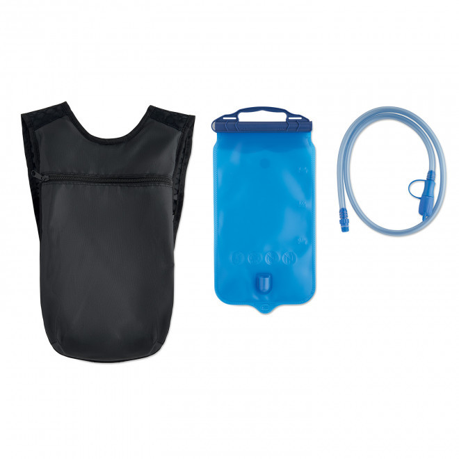 GILET D'HYDRATATION PERSONNALISABLE 'PEPERE' - noir