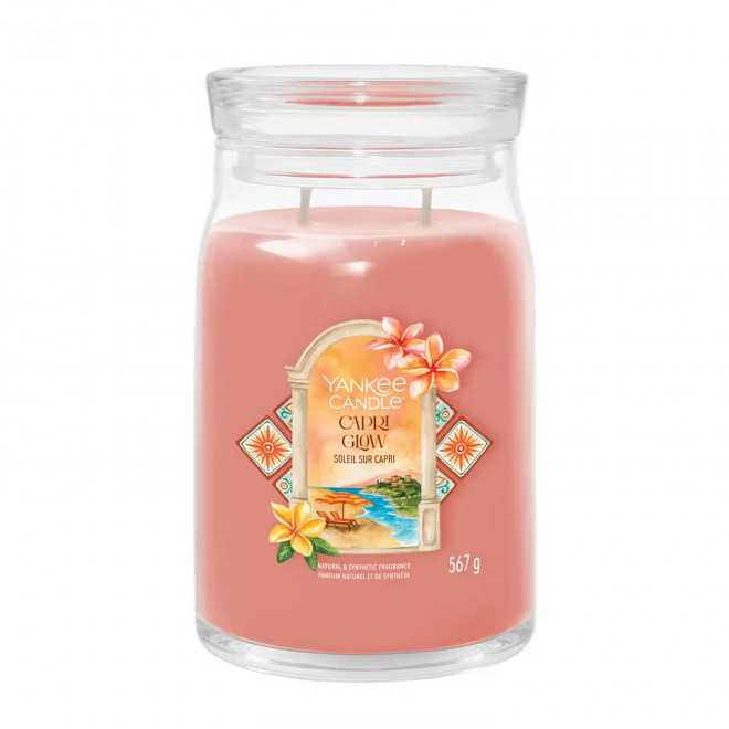 BOUGIE DEUX MECHES GRANDE 'YANKEE CANDLE' - soleil sur capri