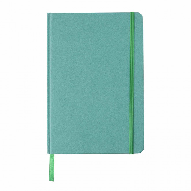 CARNET A5 EN CARTON RECYCLE PERSONNALISABLE 'HORUS COLOR' - vert