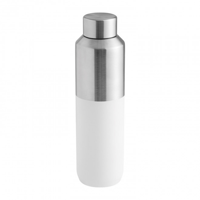 GOURDE ISOTHERME RECYCLEE 600ML PERSONNALISABLE 'ALSYO' - blanc