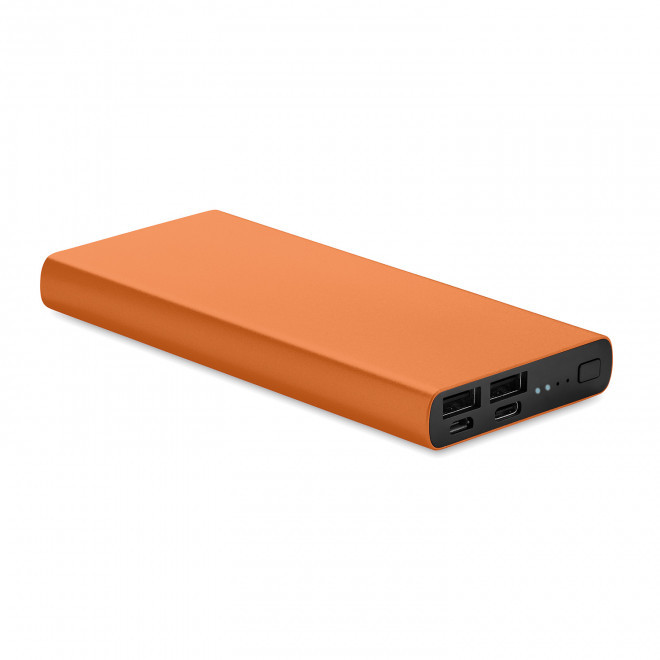 BATTERIE DE SECOURS PUBLICITAIRE 'POWERDOCK 10 000 MAH' - orange