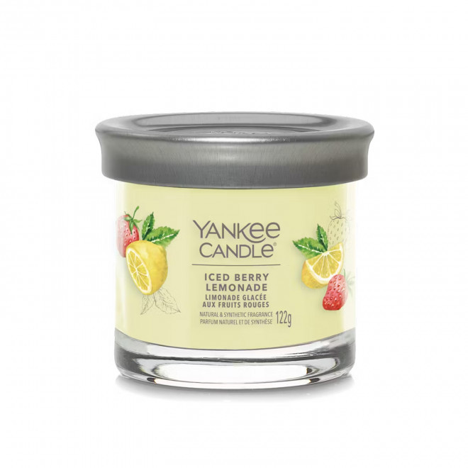 BOUGIE PARFUMEE MINI VERRE 'YANKEE CANDLE' - limonade glacée aux fruits rouges