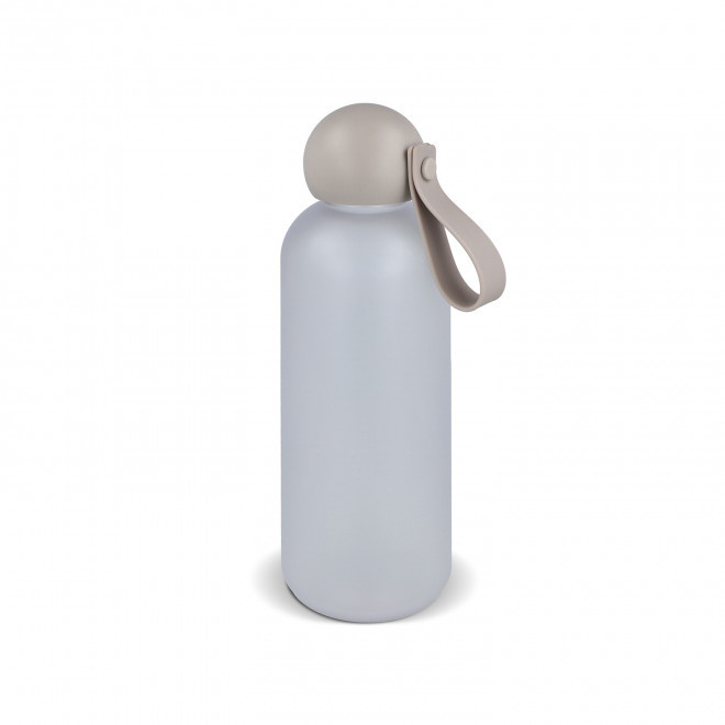 GOURDE PUBLICITAIRE EN RPET 650ML 'BUBUL OPAQUE' - taupe