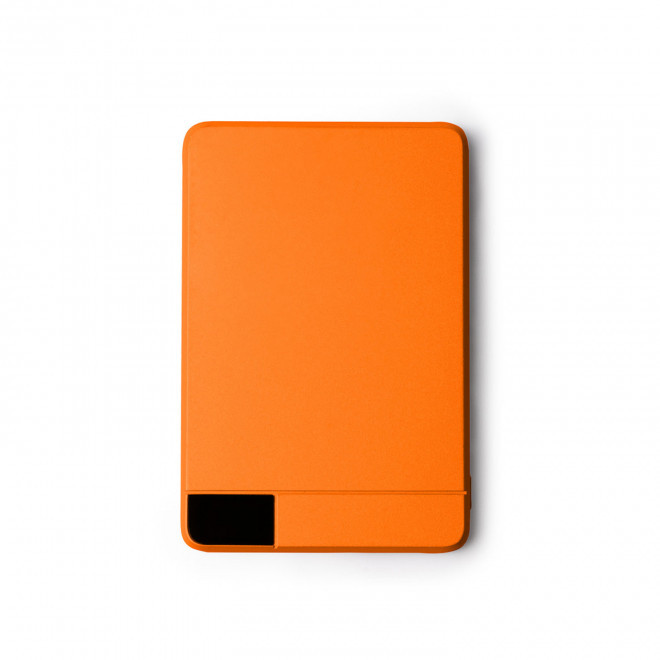BATTERIE PERSONNALISABLE MAGNETIQUE 5000 MAH 'ALUMANO' - orange