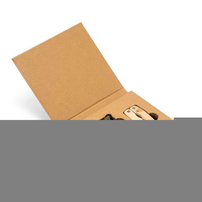 COFFRET OUTIL MULTIFONCTIONS PERSONNALISABLE 'TOULI' - bois