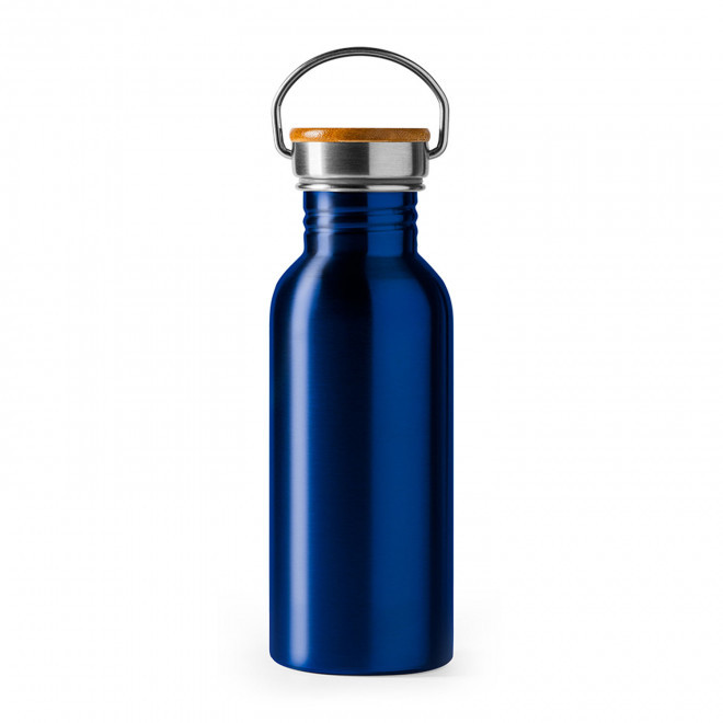GOURDE PUBLICITAIRE EN INOX 620ML 'CHEDDY COLOR' - bleu royal