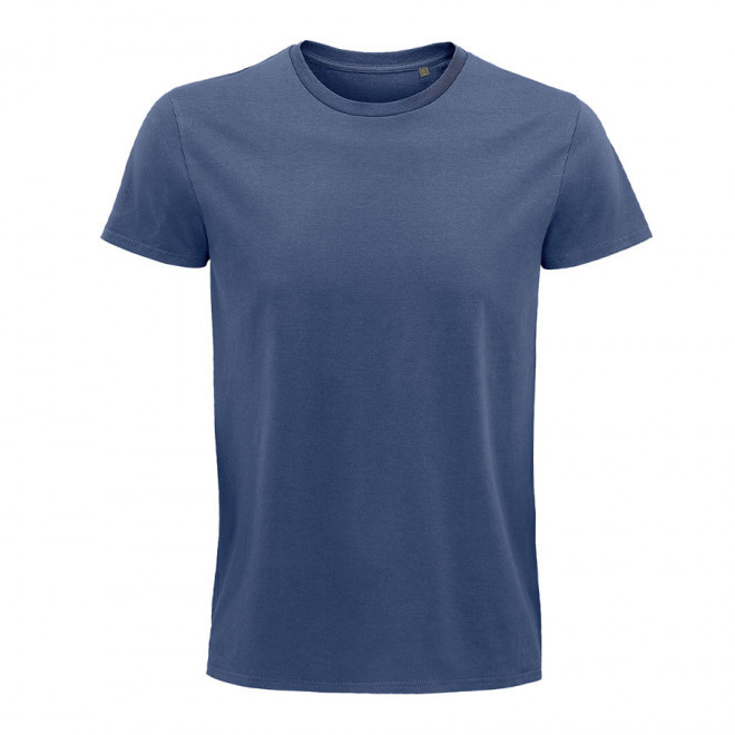 TEE-SHIRT PUBLICITAIRE HOMME BIO COLORE 'PIONEER' 175 GR/M² - denim