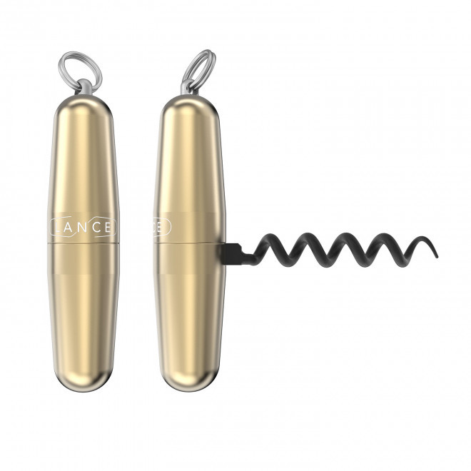 TIRE-BOUCHON PERSONNALISÉ LANCE® 'ELIX' - champagne