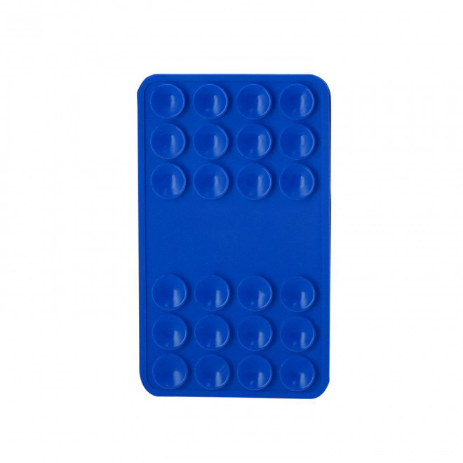 SUPPORT TELEPHONE VENTOUSE PERSONNALISABLE 'PATOUCHE' - bleu