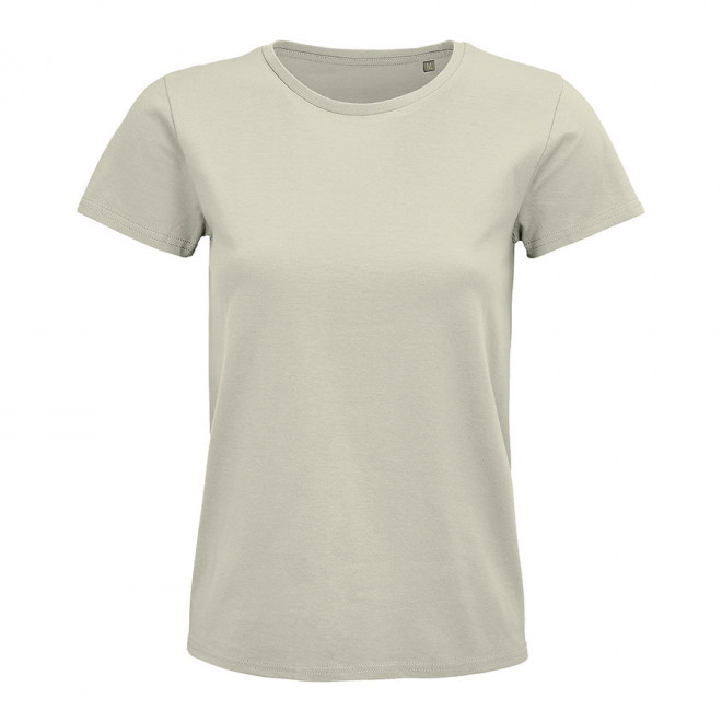 TEE-SHIRT PUBLICITAIRE FEMME BIO COLORE 'PIONEER' 175 GR/M² - naturel