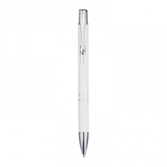 RAPIDE 4 JOURS - STYLO PERSONNALISABLE MINE NOIRE 'OLEG RECYCLE' - blanc