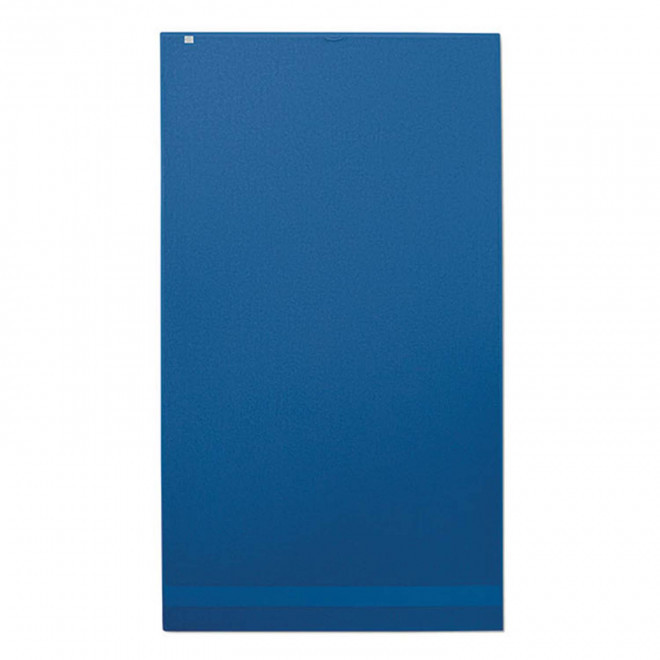 SERVIETTE EPONGE PERSONNALISABLE 'ISLAND BIO 100x180' - bleu royal