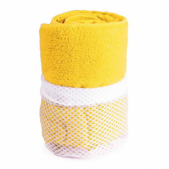 SERVIETTE PUBLICITAIRE 'DULLA POCHETTE 50X100' - jaune