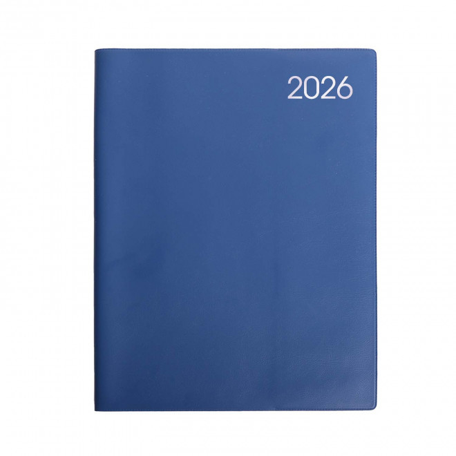 AGENDA SEMAINIER DE BUREAU PERSONNALISABLE 'MEMORY' - bleu marine