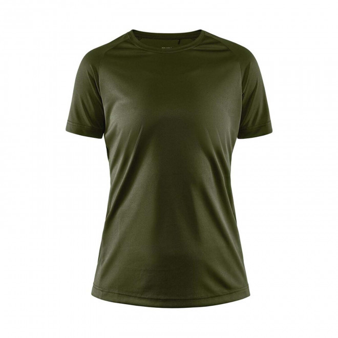 TEE SHIRT SPORT FEMME PERSONNALISE 'CORE UNIFY' - vert foncé