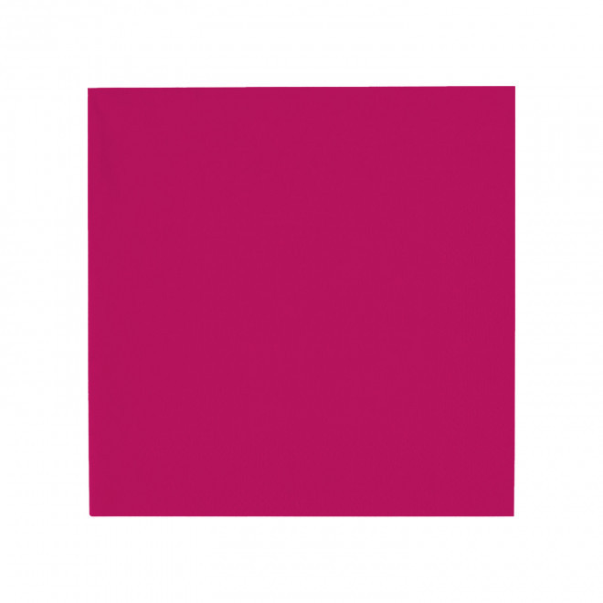 SERVIETTE COCKTAIL PERSONNALISEE 25X25 'NAPKIN COLOR' - fuchsia