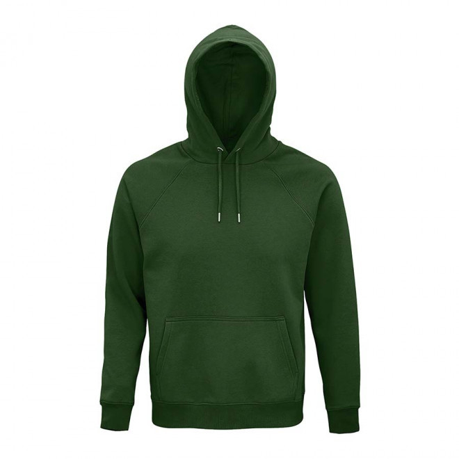 SWEAT-SHIRT PROMOTIONNEL MIXTE BIO 'STELLAR' 280 GR/M² - vert bouteille