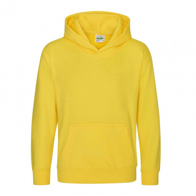 SWEAT-SHIRT PERSONNALISABLE KIDS CAPUCHE 'HOODIE' - jaune