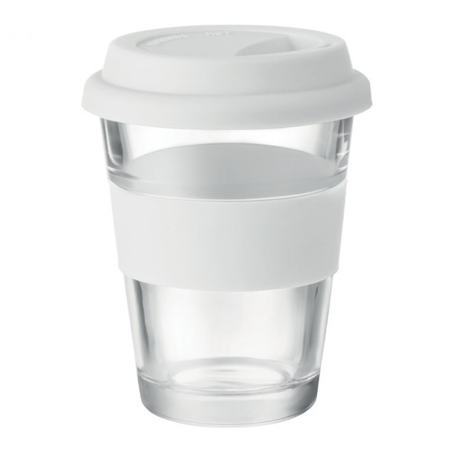 GOBELET PUBLICITAIRE EN VERRE 'TUMBLER' - blanc