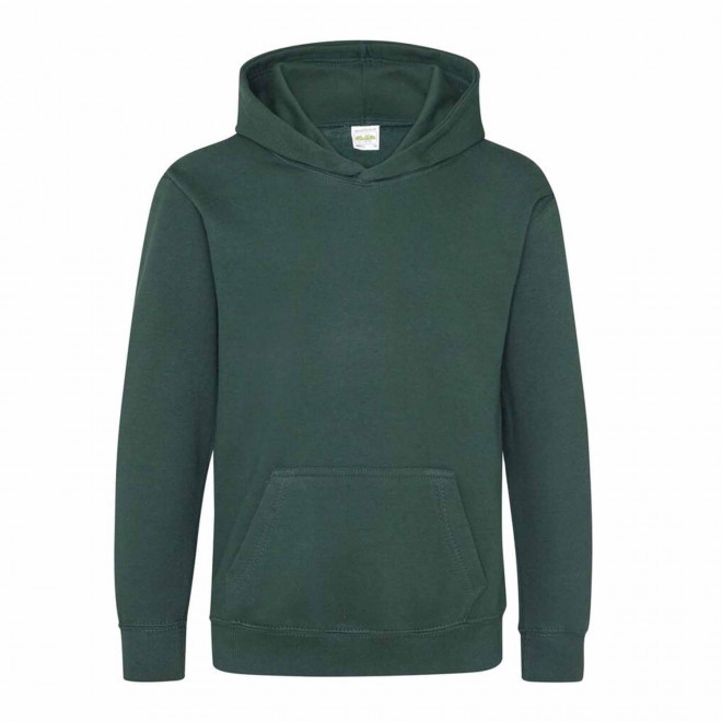 SWEAT-SHIRT PERSONNALISABLE KIDS CAPUCHE 'HOODIE' - vert forêt