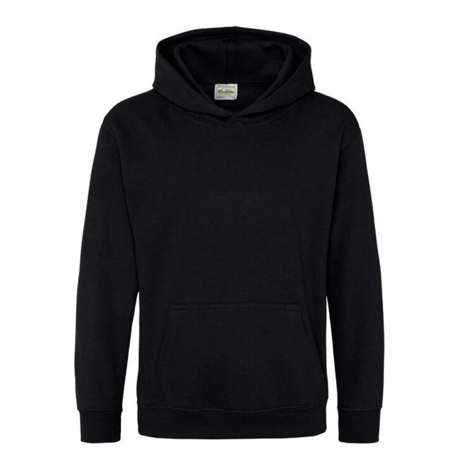 SWEAT-SHIRT PERSONNALISABLE KIDS CAPUCHE 'HOODIE' - noir profond