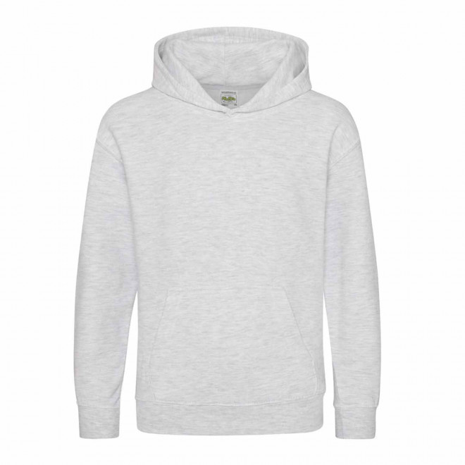 SWEAT-SHIRT PERSONNALISABLE KIDS CAPUCHE 'HOODIE' - gris clair