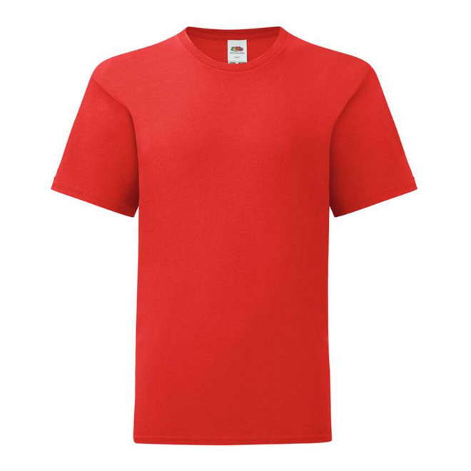 TEE-SHIRT KIDS COULEUR PERSONNALISABLE 'MALBRO' 150 GR/M² - rouge