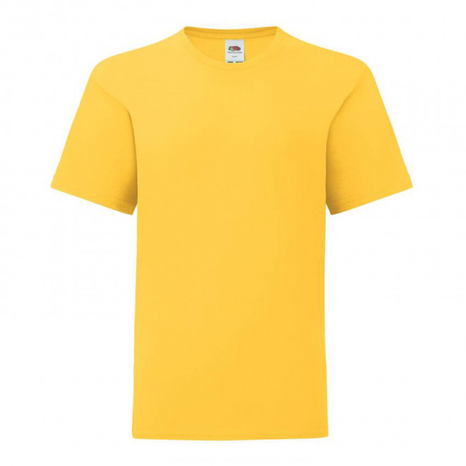 TEE-SHIRT KIDS COULEUR PERSONNALISABLE 'MALBRO' 150 GR/M² - jaune