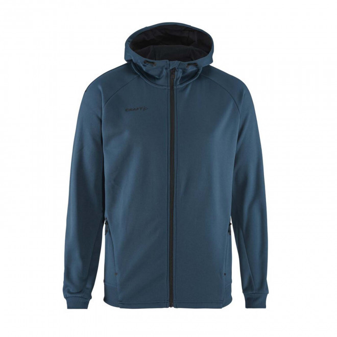VESTE CAPUCHE HOMME PERSONNALISABLE 'ADV UNIFY FZ' - bleu canard