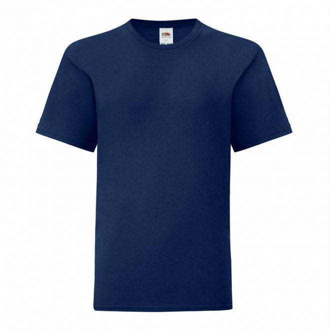 TEE-SHIRT KIDS COULEUR PERSONNALISABLE 'MALBRO' 150 GR/M² - bleu marine