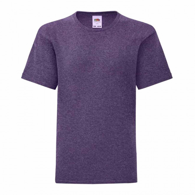 TEE-SHIRT KIDS COULEUR PERSONNALISABLE 'MALBRO' 150 GR/M² - violet chiné