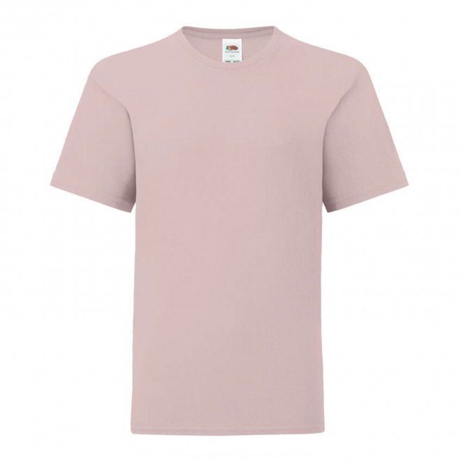 TEE-SHIRT KIDS COULEUR PERSONNALISABLE 'MALBRO' 150 GR/M² - rose poudré
