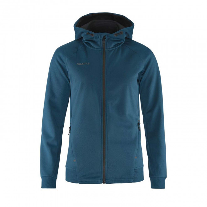 VESTE CAPUCHE FEMME PERSONNALISABLE 'ADV UNIFY FZ' - bleu canard