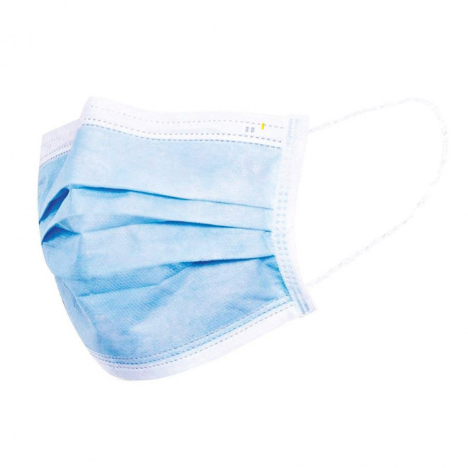 MASQUE JETABLE CHIRURGICAL ADULTE 'VERNO' TYPE IIR - bleu