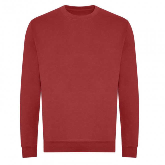 SWEAT-SHIRT PERSONNALISABLE MIXTE ROND 'HOLA BIO' - rouge