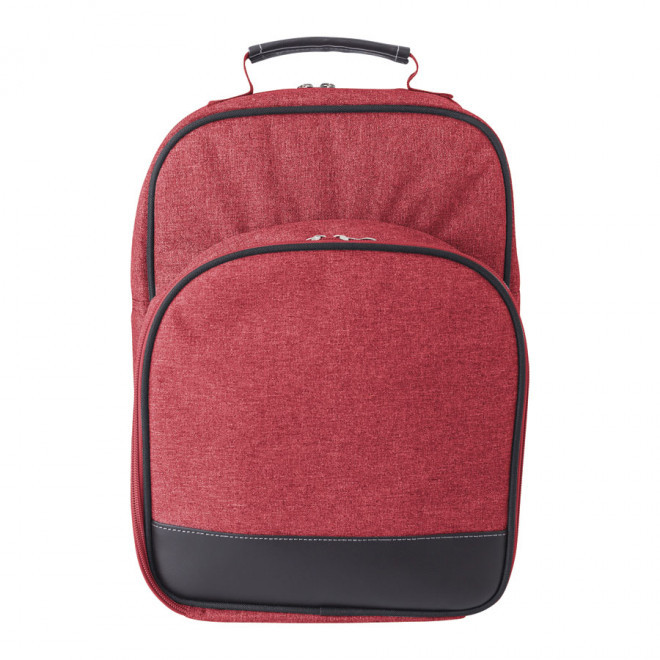 SAC À DOS PERSONNALISÉ PIQUE-NIQUE 2 PERSONNES 'HYDE'  - rouge