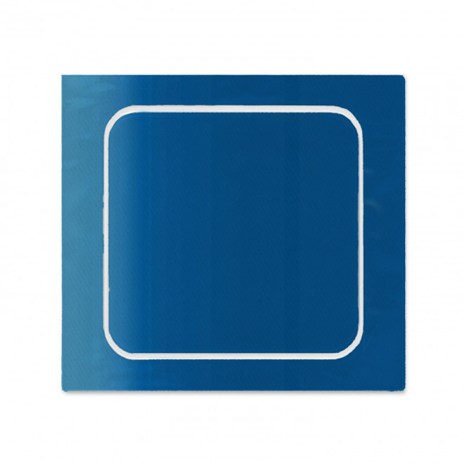 AUTOCOLLANT PERSONNALISE A LA FORME 3x3 'TROKOUL' - bleu foncé